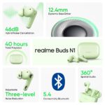 Realme Buds N1 46db Hybrid Noise Cancellation