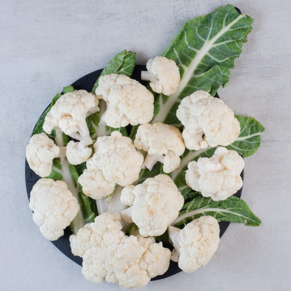 Cauliflower is made up of tightly bound