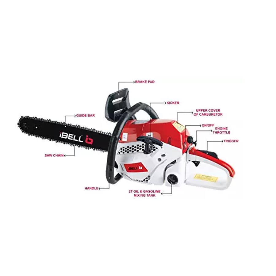 IBELL 2058CS 58CC Powerful 2 Stroke Handed Petrol Chain Saw