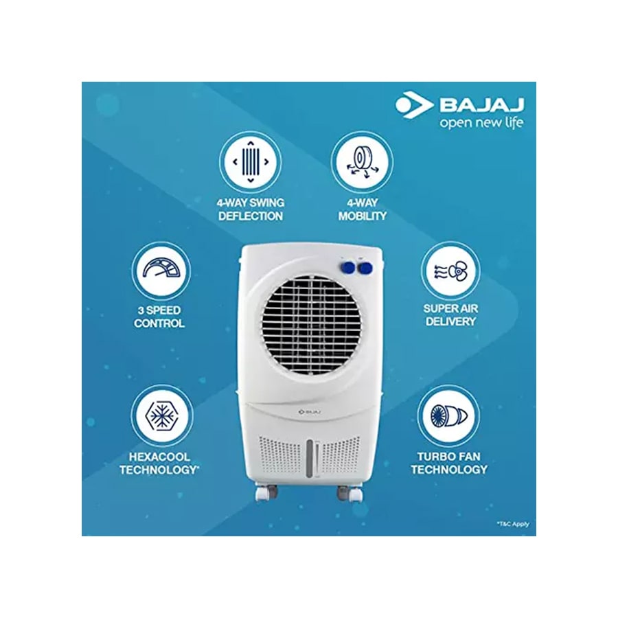 Bajaj 36 L Air Cooler PX 97 Torque White