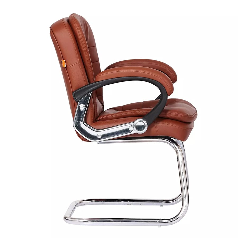 Da URBAN Milford_Tan_Visitor Leatherette Visitor Chair Tan