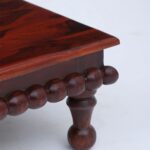 Sheesham Wood Pooja Chowkie In Brown