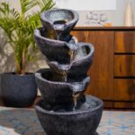 Charcoal Grey Indoor Fountain