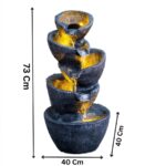 Charcoal Grey Indoor Fountain